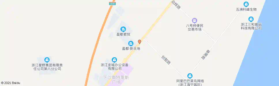 杭州创智路口_公交站地图_杭州公交_妙搜公交查询2025