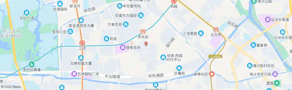 杭州阮家桥_公交站地图_杭州公交_妙搜公交查询2025
