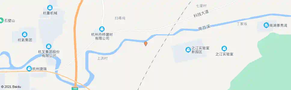 杭州中洪村_公交站地图_杭州公交_妙搜公交查询2025