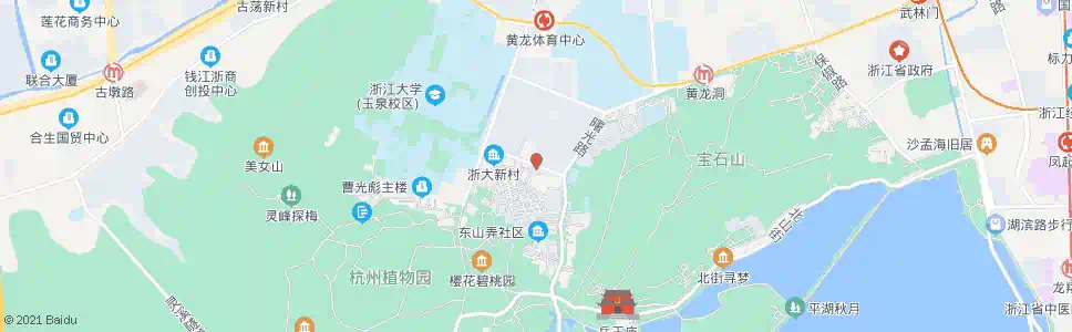 杭州东山弄_公交站地图_杭州公交_妙搜公交查询2025