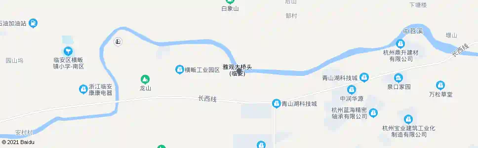 杭州雅观大桥头_公交站地图_杭州公交_妙搜公交查询2025