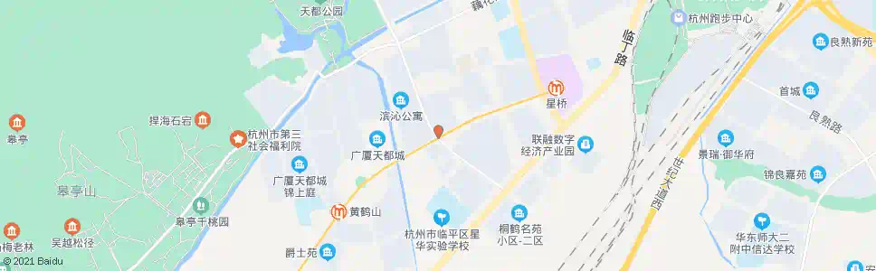 杭州星桥大道天都大道口_公交站地图_杭州公交_妙搜公交查询2025