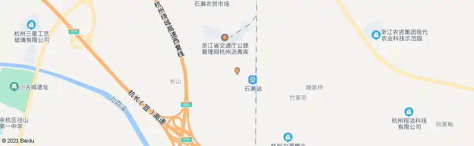 杭州石濑渠_公交站地图_杭州公交_妙搜公交查询2025
