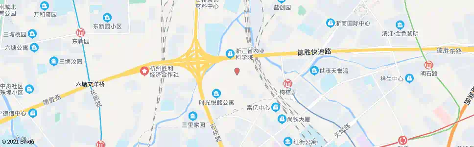 杭州全福桥路百田巷口_公交站地图_杭州公交_妙搜公交查询2025