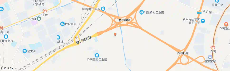 杭州大井农贸市场_公交站地图_杭州公交_妙搜公交查询2025