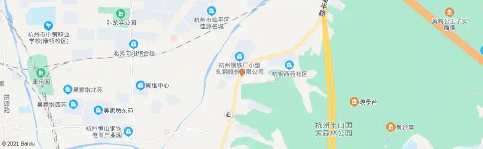杭州薄板分厂_公交站地图_杭州公交_妙搜公交查询2025