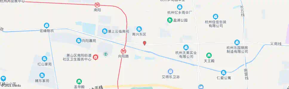 杭州宝丰路口_公交站地图_杭州公交_妙搜公交查询2025