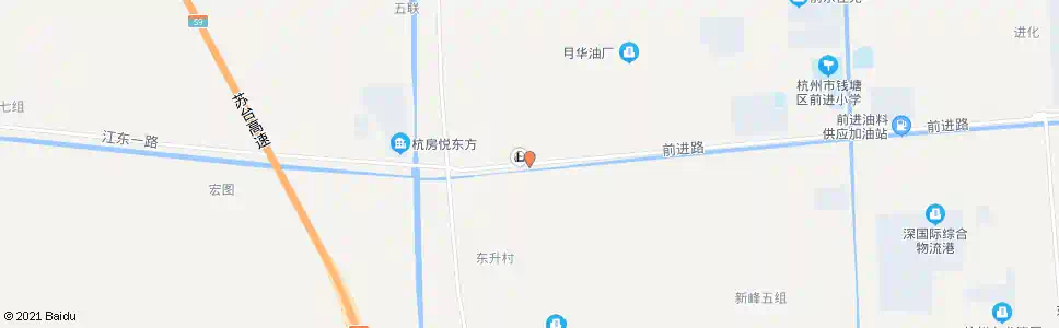 杭州前峰村_公交站地图_杭州公交_妙搜公交查询2025