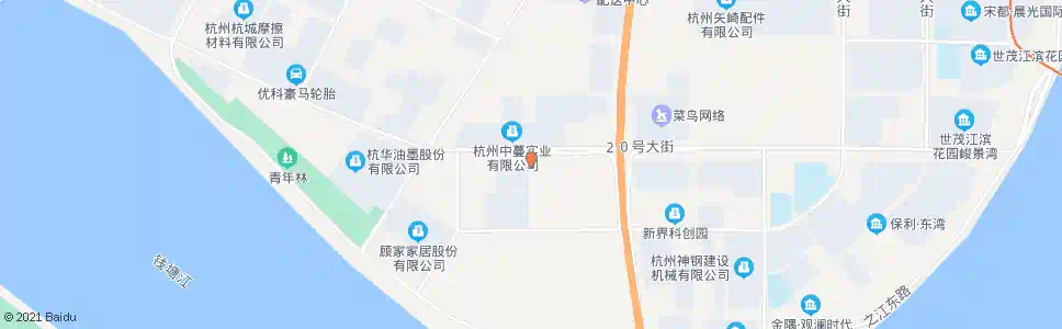 杭州十三号路二十号大街口_公交站地图_杭州公交_妙搜公交查询2025