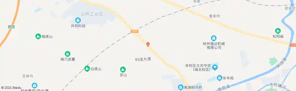 杭州磨子山_公交站地图_杭州公交_妙搜公交查询2025