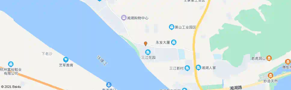 杭州三江花园_公交站地图_杭州公交_妙搜公交查询2025