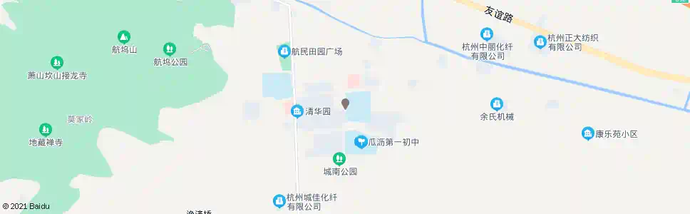 杭州萧山八中_公交站地图_杭州公交_妙搜公交查询2025