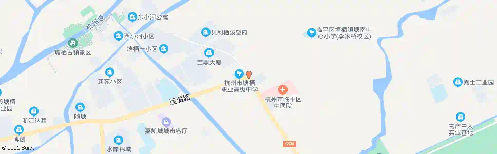 杭州运溪路塘栖路口_公交站地图_杭州公交_妙搜公交查询2025