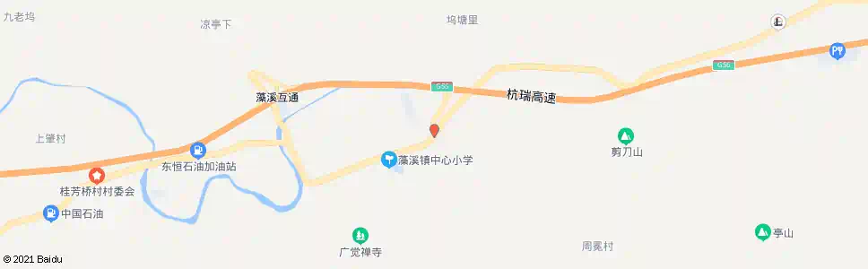 杭州藻溪高速路口_公交站地图_杭州公交_妙搜公交查询2025