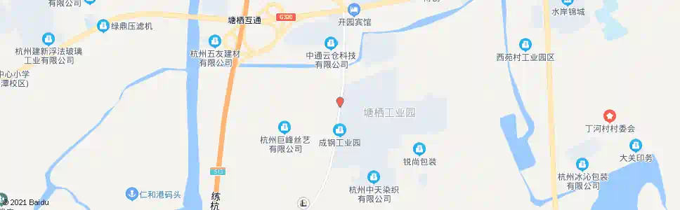 杭州王家坝_公交站地图_杭州公交_妙搜公交查询2025