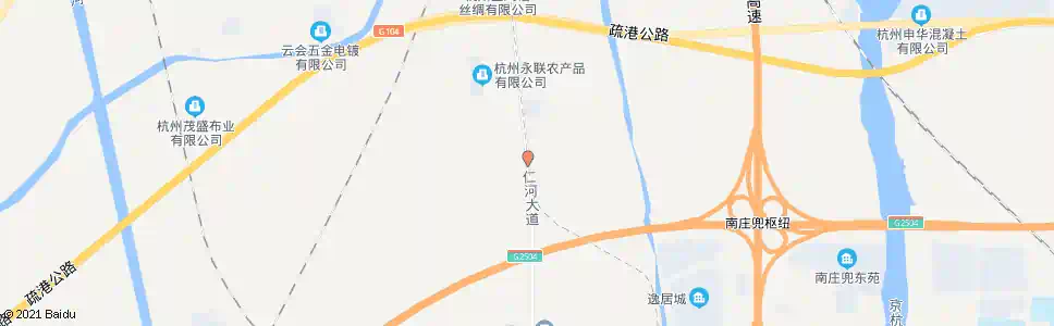杭州计家坝_公交站地图_杭州公交_妙搜公交查询2025