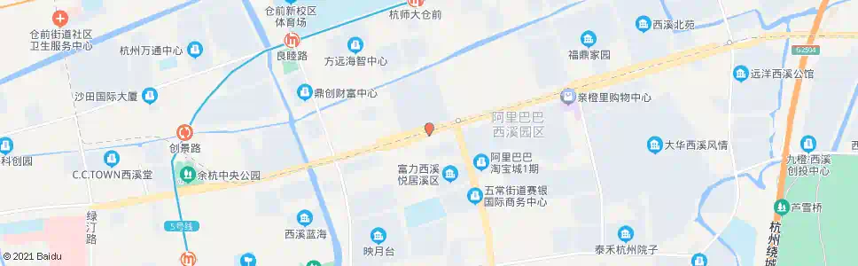 杭州未来科技城海创园_公交站地图_杭州公交_妙搜公交查询2025