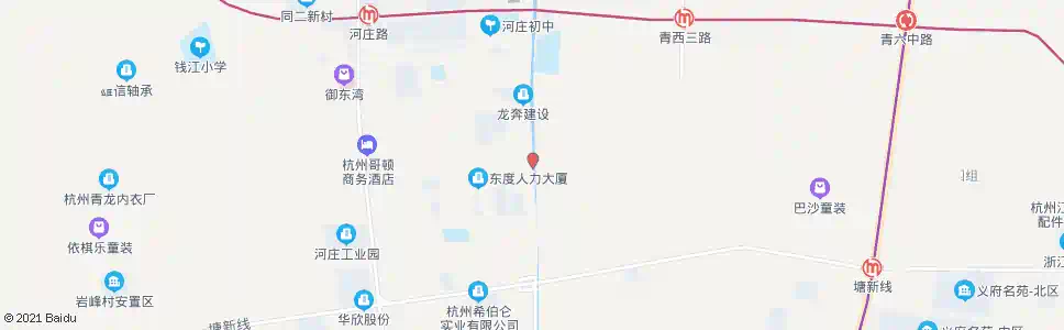 杭州同一路口_公交站地图_杭州公交_妙搜公交查询2025