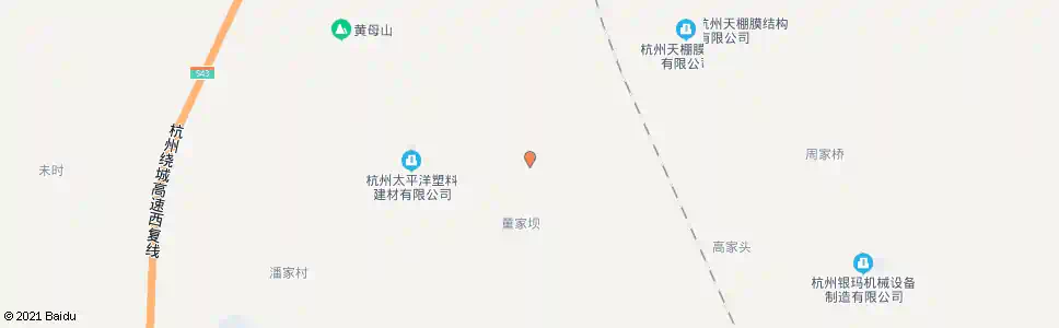 杭州朱杨畈_公交站地图_杭州公交_妙搜公交查询2025