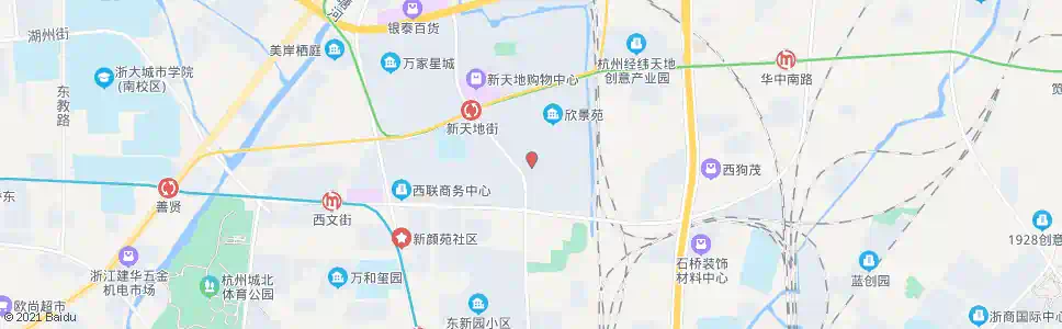 杭州长大屋_公交站地图_杭州公交_妙搜公交查询2025