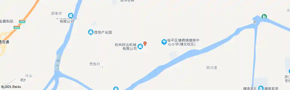 杭州塘北村_公交站地图_杭州公交_妙搜公交查询2025