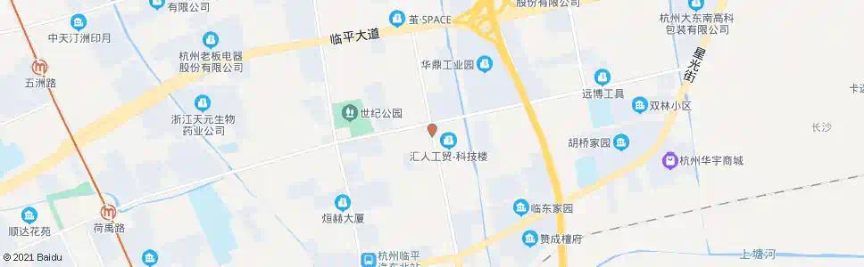 杭州红丰路北沙路口_公交站地图_杭州公交_妙搜公交查询2025