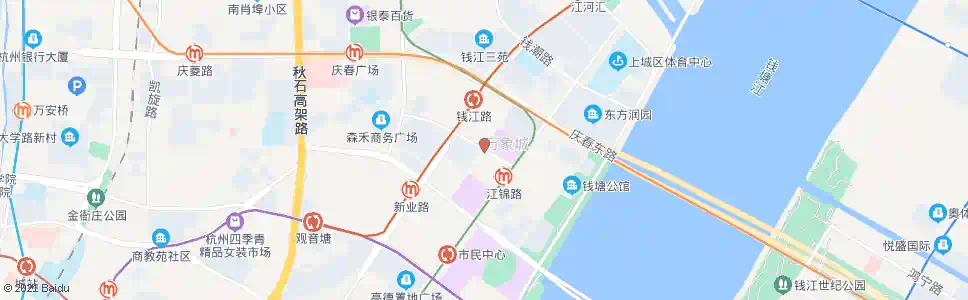 杭州江锦路民心路口_公交站地图_杭州公交_妙搜公交查询2025