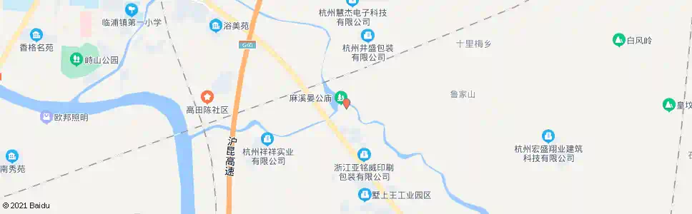 杭州鲁家路口_公交站地图_杭州公交_妙搜公交查询2025