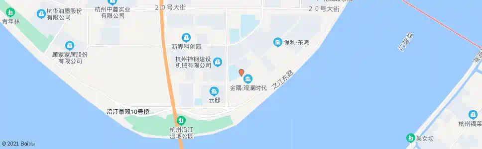 杭州二十四号大街_公交站地图_杭州公交_妙搜公交查询2025