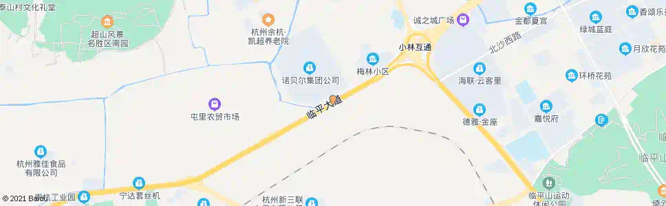 杭州屯里村_公交站地图_杭州公交_妙搜公交查询2025