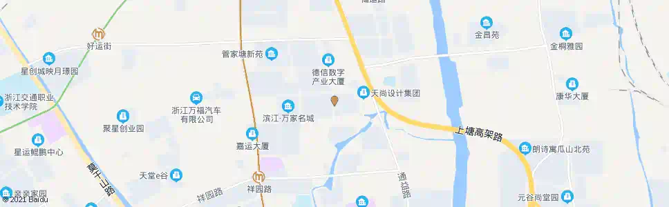 杭州冯家浜路通运街口_公交站地图_杭州公交_妙搜公交查询2025