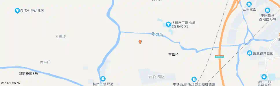 杭州玻璃厂_公交站地图_杭州公交_妙搜公交查询2025
