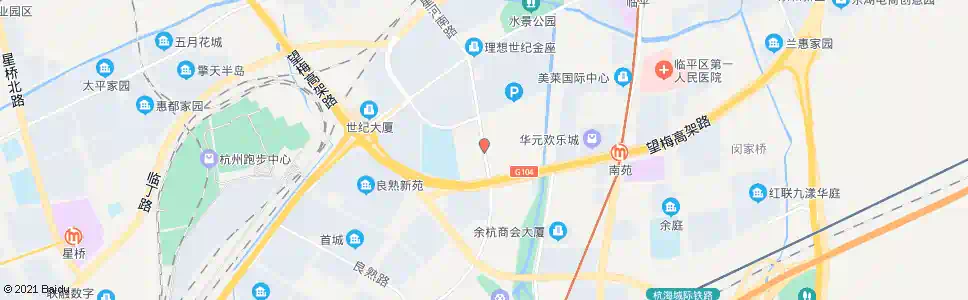 杭州星河南路西安社区_公交站地图_杭州公交_妙搜公交查询2025