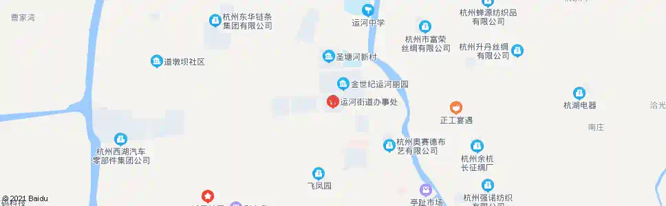 杭州运河镇政府_公交站地图_杭州公交_妙搜公交查询2025