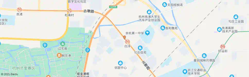 杭州戴家塘_公交站地图_杭州公交_妙搜公交查询2025