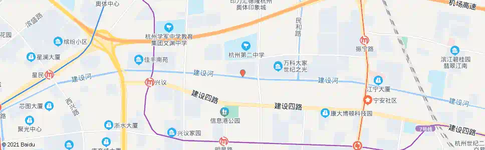 杭州合丰南_公交站地图_杭州公交_妙搜公交查询2025