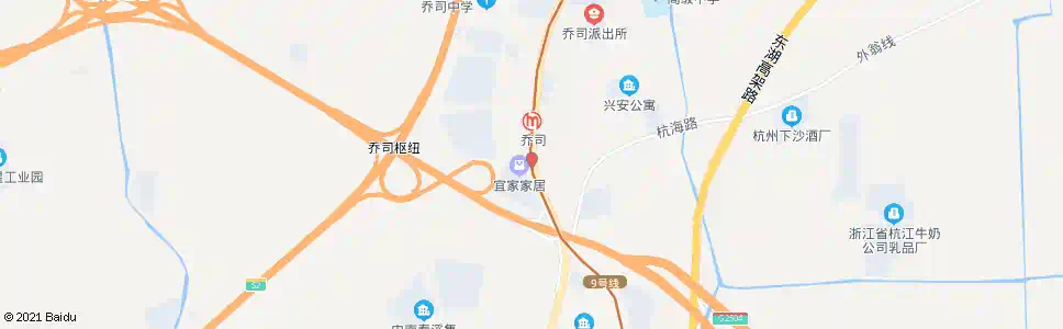 杭州博卡路口_公交站地图_杭州公交_妙搜公交查询2025