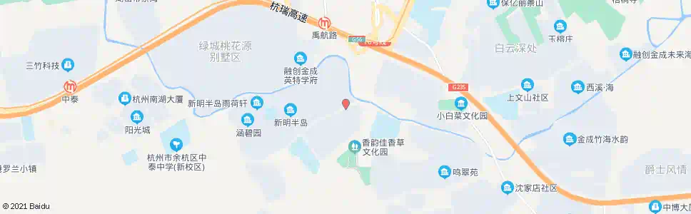 杭州桃源社区北_公交站地图_杭州公交_妙搜公交查询2025