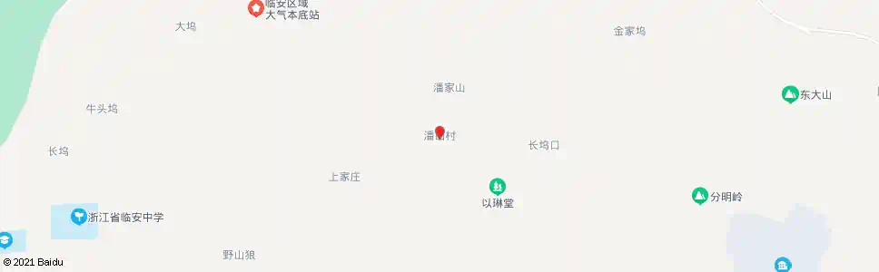 杭州潘山村(临安)_公交站地图_杭州公交_妙搜公交查询2025