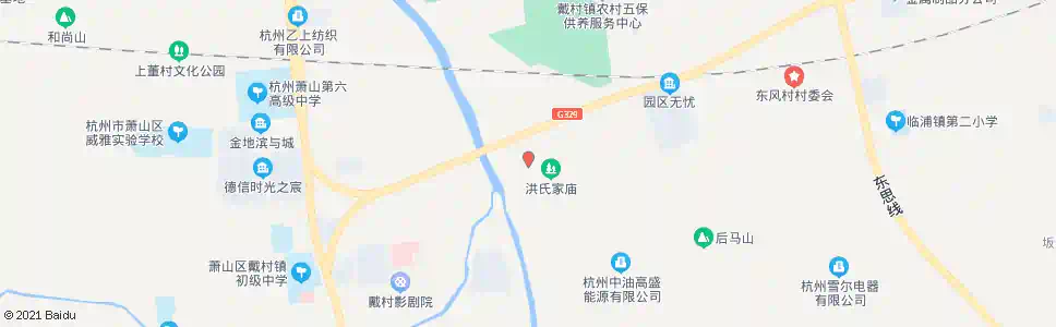 杭州石马头南_公交站地图_杭州公交_妙搜公交查询2025