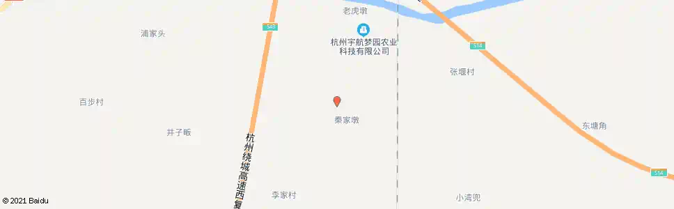 杭州袁家桥_公交站地图_杭州公交_妙搜公交查询2025