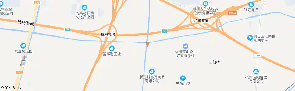 杭州建盈村委_公交站地图_杭州公交_妙搜公交查询2025