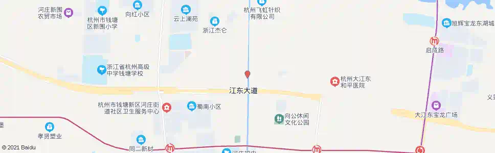 杭州向公桥_公交站地图_杭州公交_妙搜公交查询2025