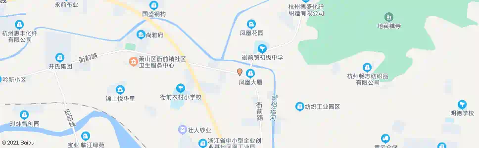 杭州衙前_公交站地图_杭州公交_妙搜公交查询2025