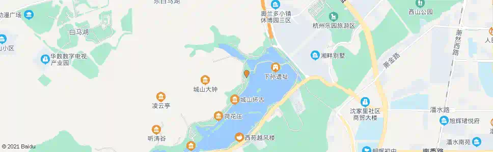 杭州湘湖渔村_公交站地图_杭州公交_妙搜公交查询2025