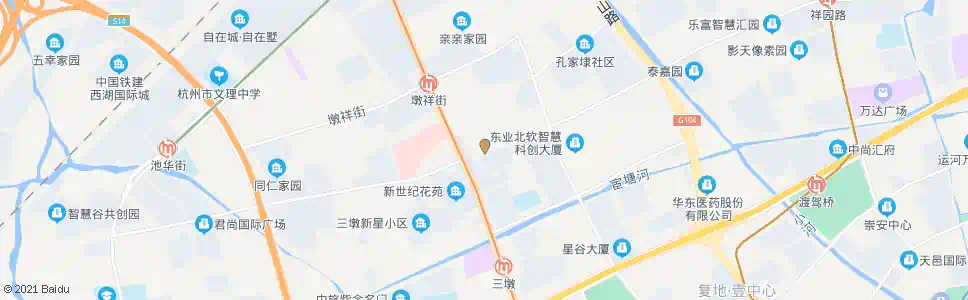 杭州水碧苑_公交站地图_杭州公交_妙搜公交查询2025