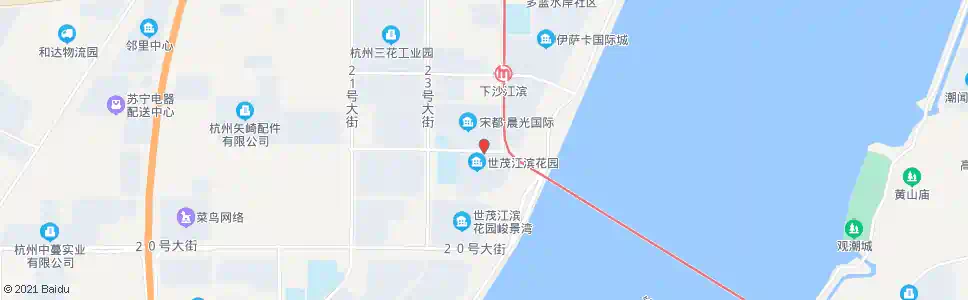 杭州十六号大街二十五号路_公交站地图_杭州公交_妙搜公交查询2025