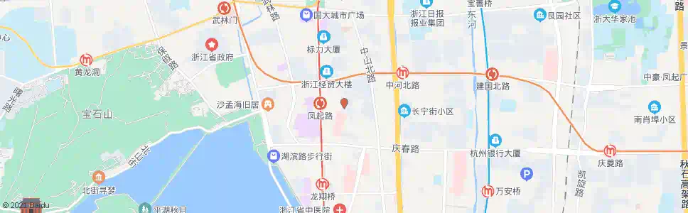 杭州孩儿巷(北)_公交站地图_杭州公交_妙搜公交查询2025