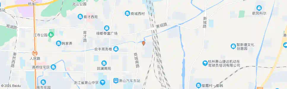 杭州商城花园_公交站地图_杭州公交_妙搜公交查询2025