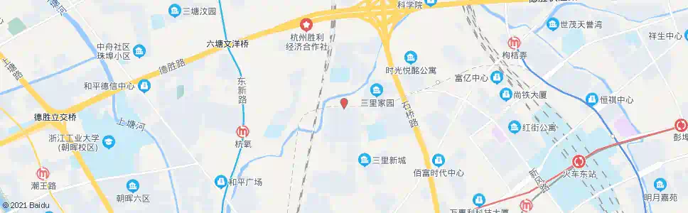 杭州池塘庙_公交站地图_杭州公交_妙搜公交查询2025